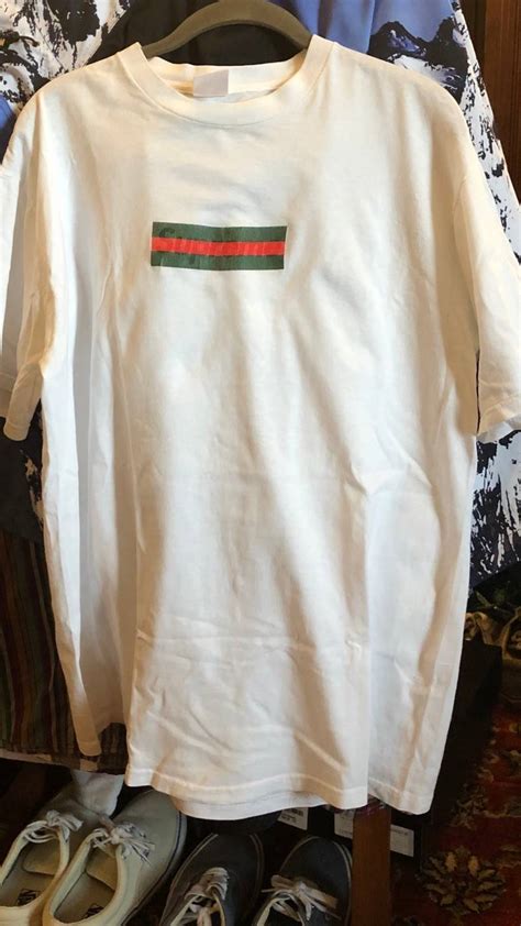 supreme gucci tee 2000|Supreme 2000 Supreme Gucci Box Logo Tee .